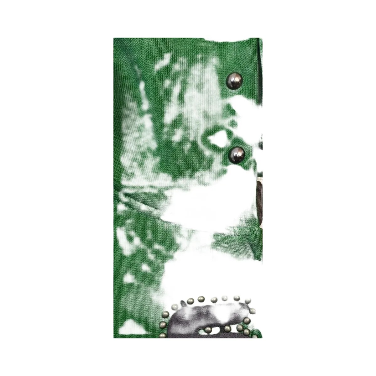 SP5DER Og Web Studded Zip Hoodie Green - HypeFly India View 3