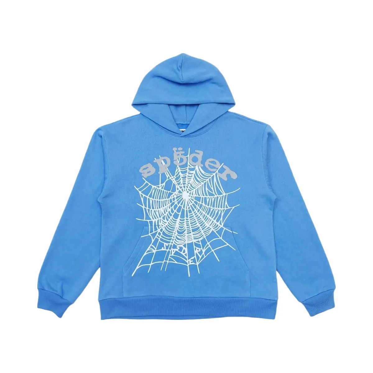 SP5DER Og Web V2 Hoodie Dusty Blue - HypeFly India View 1