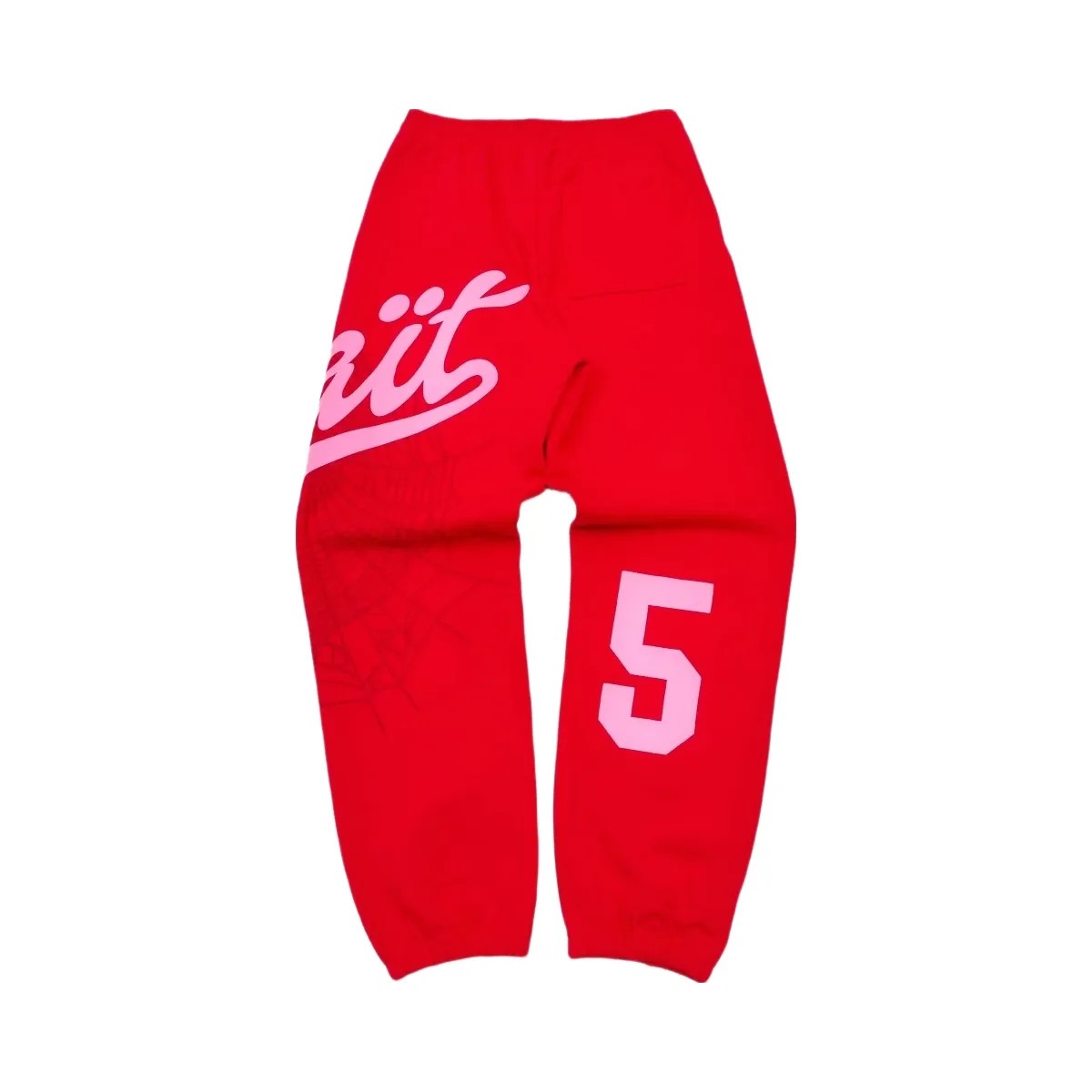 SP5DER Stadium Sweatpant Red - HypeFly India View 2