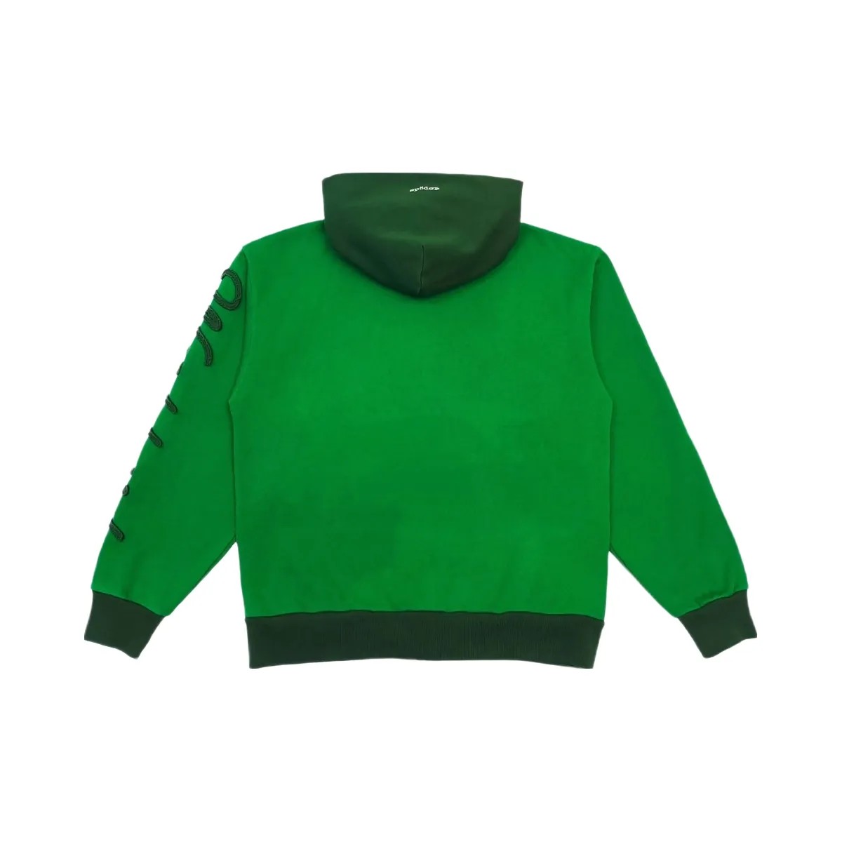 SP5DER Triple 5 Stitch Zip Up Hoodie Green - HypeFly India View 2
