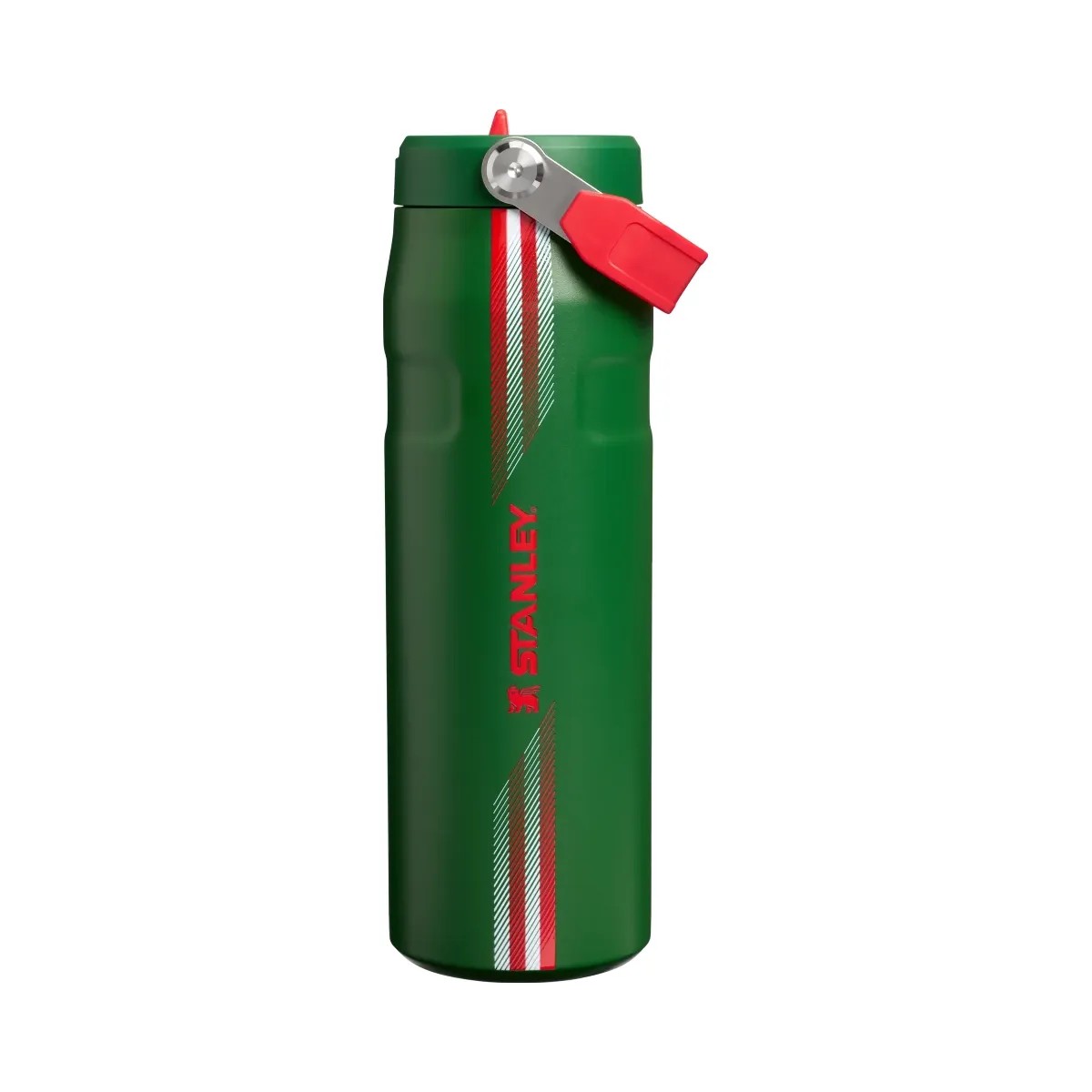 Stanley Country Collection Iceflow Aerolight Flip Straw Bottle Team Dark Green Red 24 OZ - HypeFly India View 1