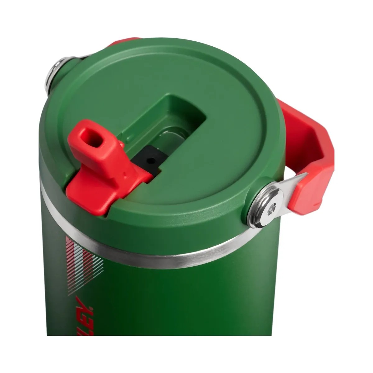 Stanley Country Collection Iceflow Tumbler Team Dark Green Red 30 OZ - HypeFly India View 4