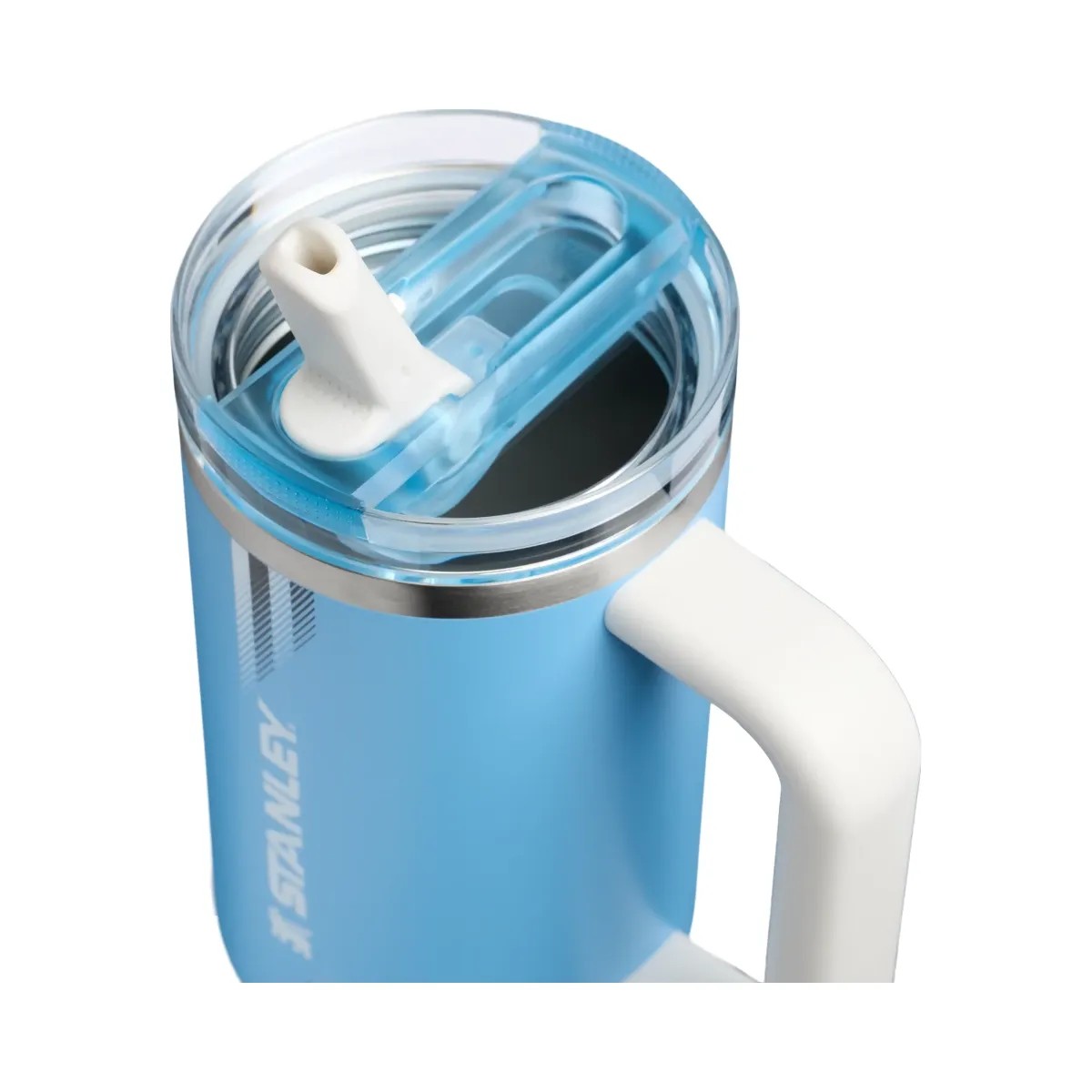 Stanley Country Collection Quencher Protour Flip Straw Tumbler Team Light Blue White 30 OZ - HypeFly India View 3