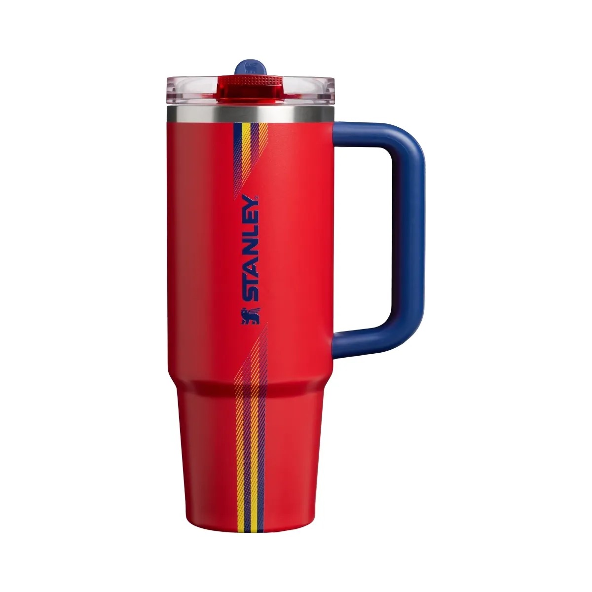 Stanley Country Collection Quencher Protour Flip Straw Tumbler Team Red Dark Blue 30 OZ - HypeFly India View 1
