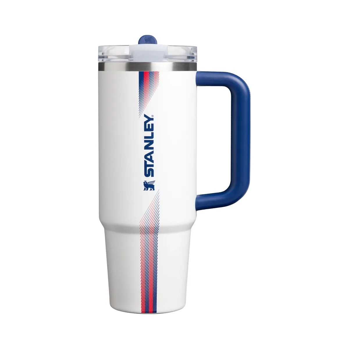 Stanley Country Collection Quencher Protour Flip Straw Tumbler Team White Dark Blue 30 OZ - HypeFly India View 1
