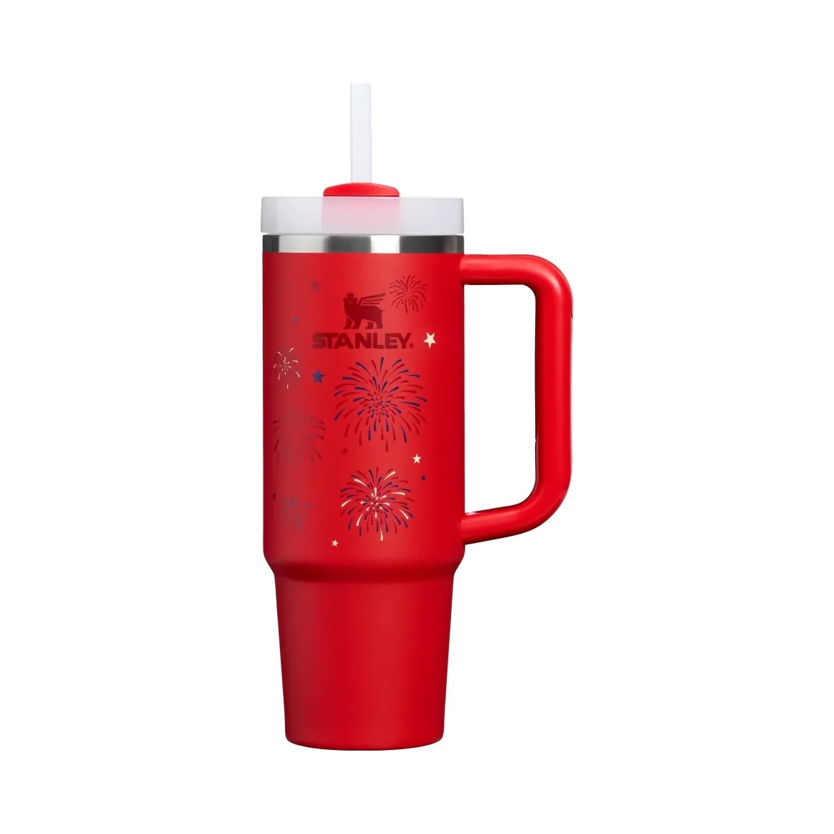 Stanley Quencher H2 0 Flowstate Tumbler Chili Red Fireworks 30 OZ - HypeFly India View 1