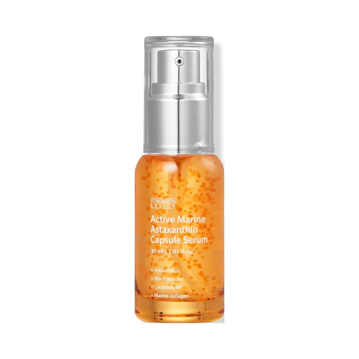 SUNGBOON EDITOR Active Marine Astaxanthin Capsule Serum - HypeFly India View 1