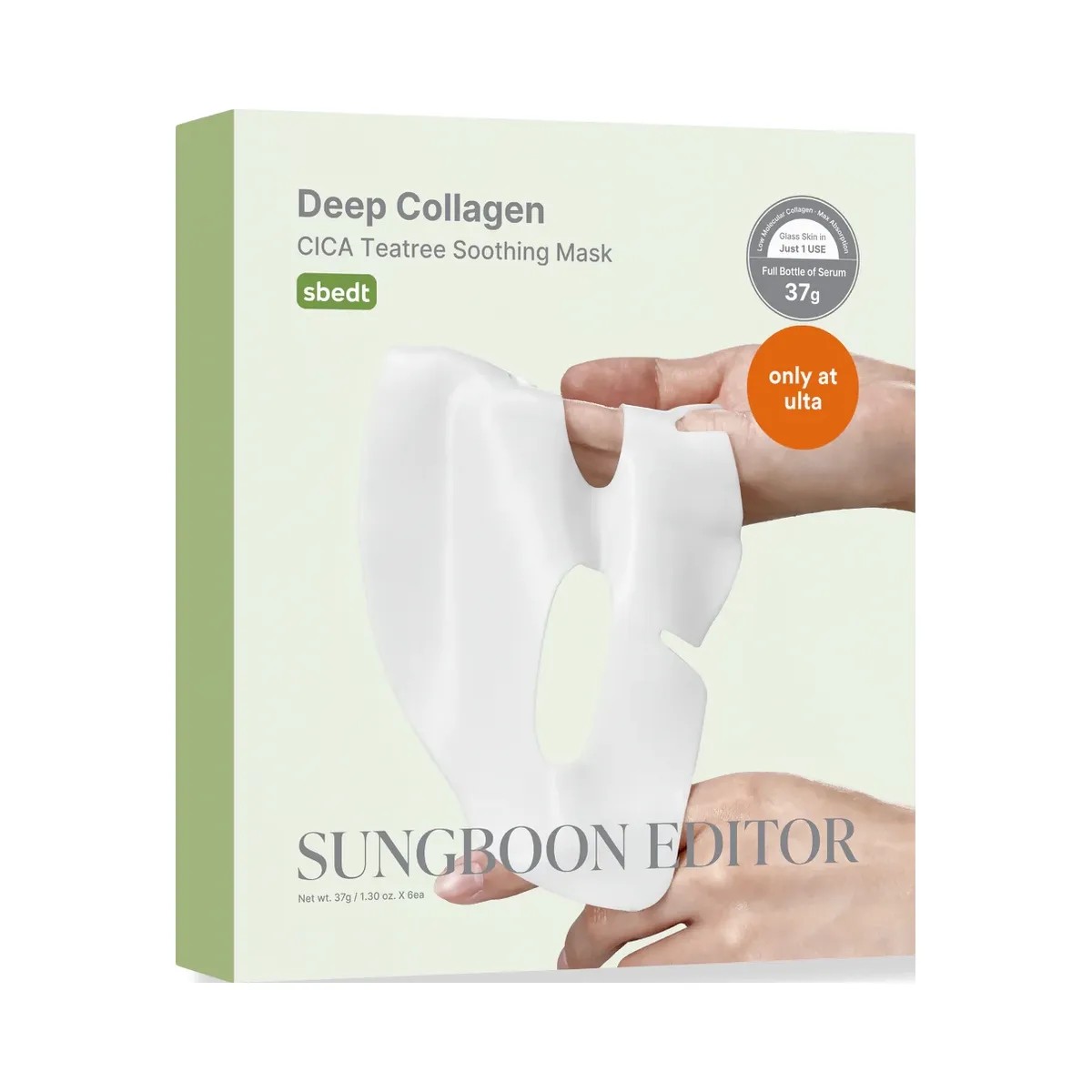 SUNGBOON EDITOR Deep Collagen CICA Teatree Soothing Mask - HypeFly India View 1