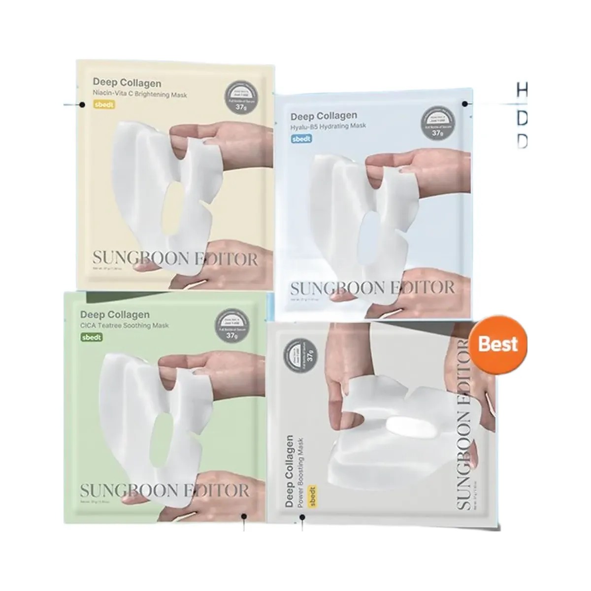 SUNGBOON EDITOR Deep Collagen Mask Discovery Set - HypeFly India View 2