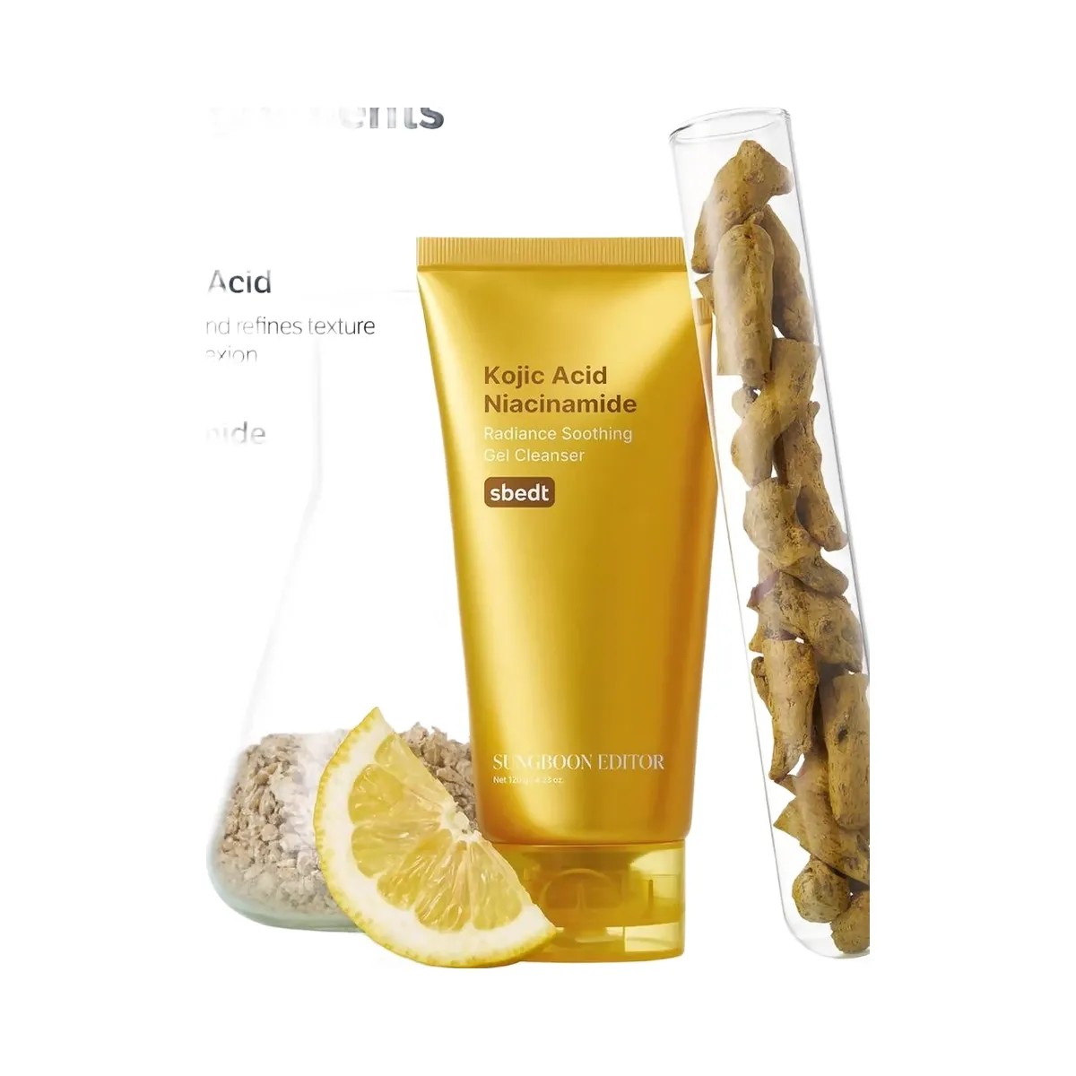 SUNGBOON EDITOR Niacin Kojic Acid Brightening Gel Cleanser - HypeFly India View 5