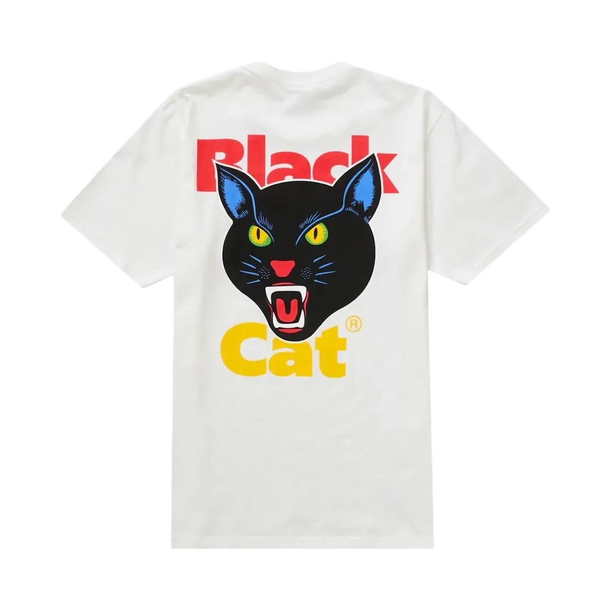Supreme Black Cat T-Shirt Ss24 White - HypeFly India View 1