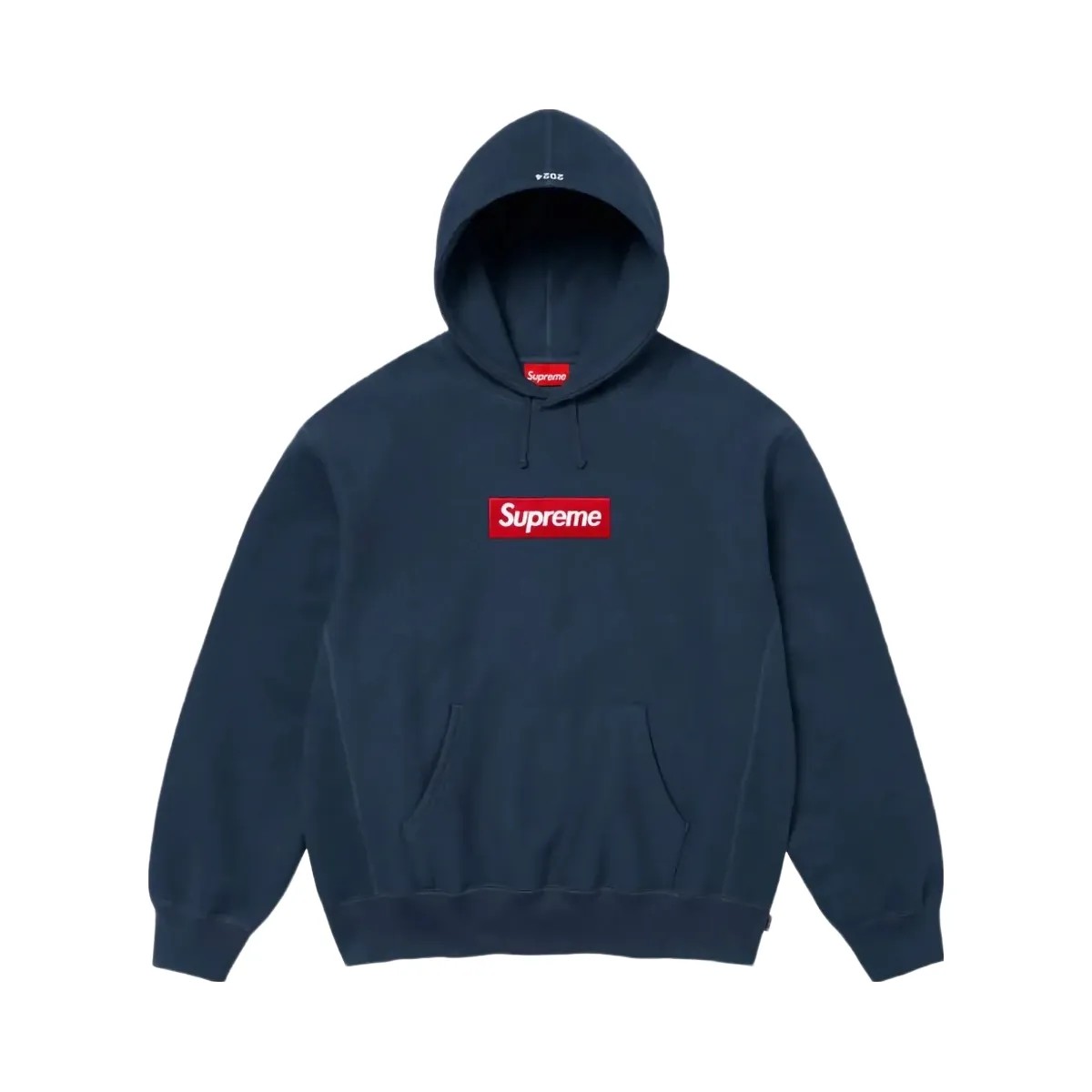 Supreme Box Logo Hoodie Navy - HypeFly India View 1