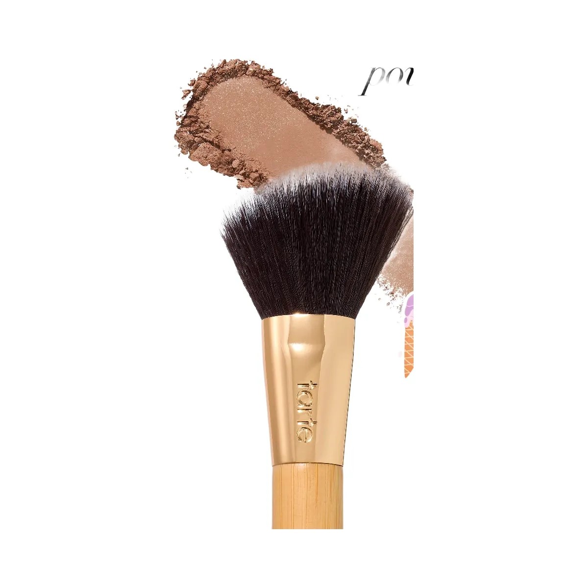 Tarte Double Ended Cream Powder Bronzer Brush - HypeFly India View 5