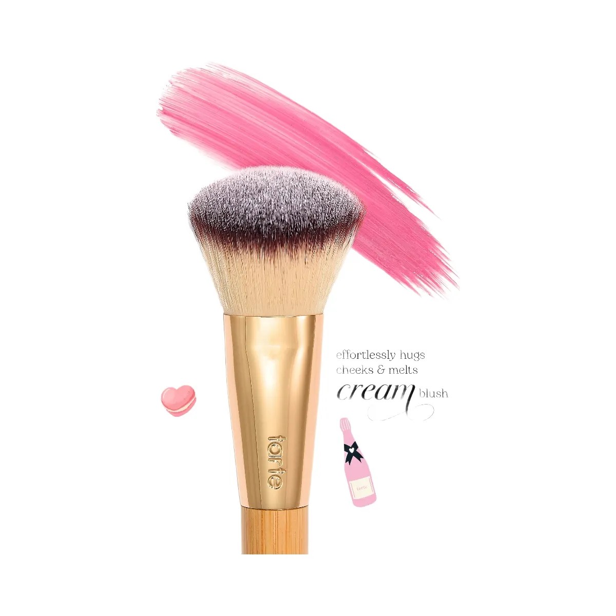Tarte Double Ended Cream Powder Cheek Brush - HypeFly India View 4