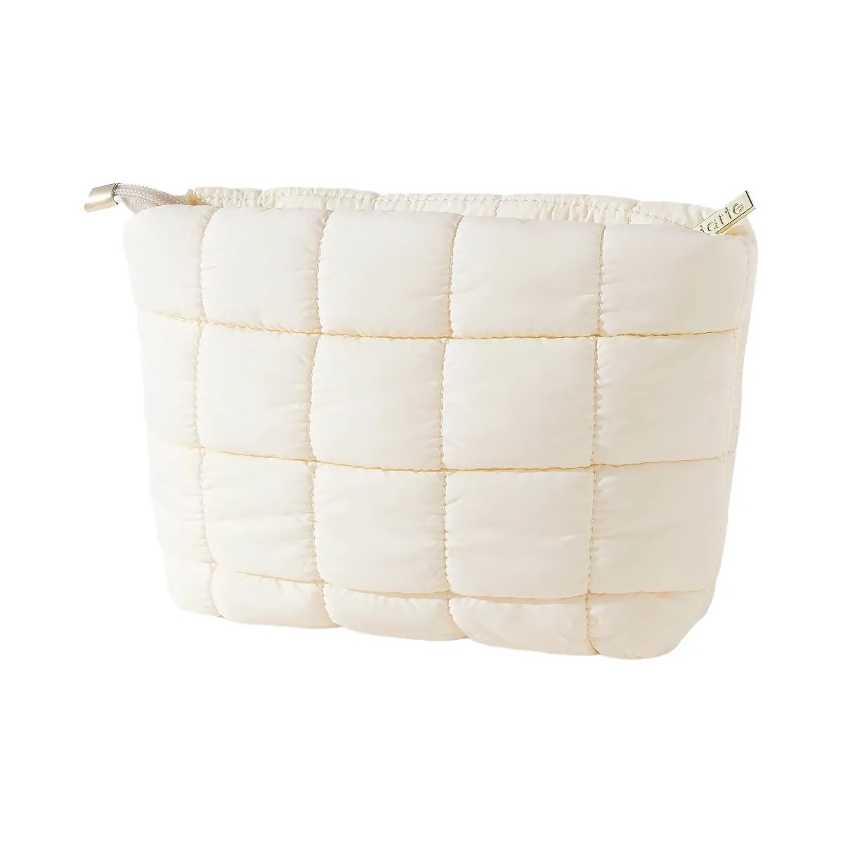 Tarte Tarte Puffy Makeup Bag In Cream - HypeFly India View 1