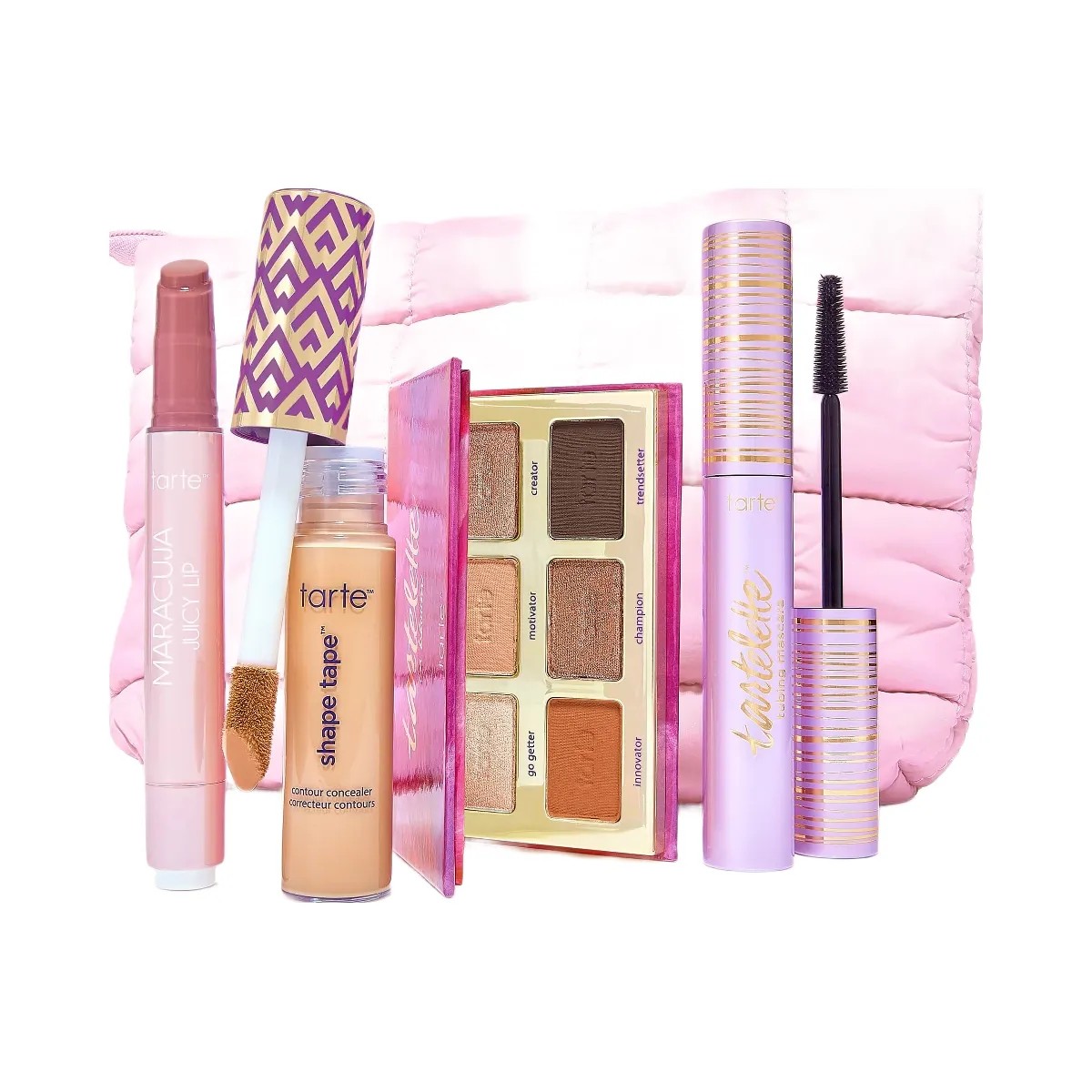 Tarte Tarte Puffy Makeup Bag In Lavender - HypeFly India View 2