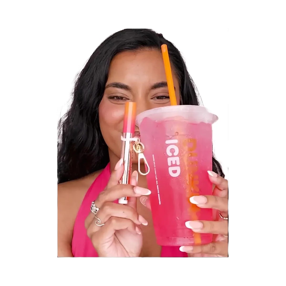Tarte Tarte X Dunkin Maracuja Juicy Shimmer Glass Lip Plump Free Charm - HypeFly India View 2