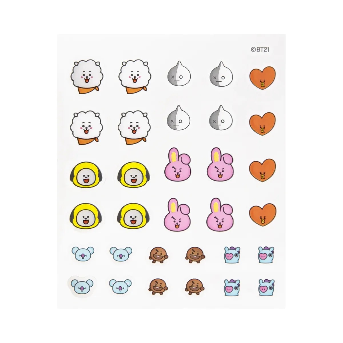 The Crème Shop BT21 Brilliant Skin Hydrocolloid Acne Patches - HypeFly India View 2