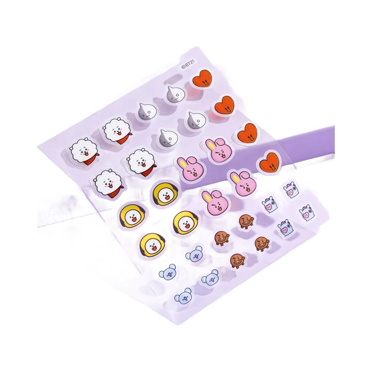The Crème Shop BT21 Brilliant Skin Hydrocolloid Acne Patches - HypeFly India View 4