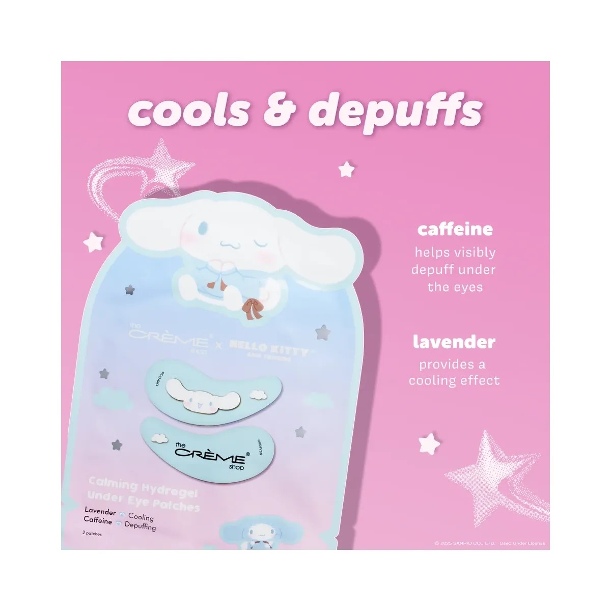 The Crème Shop Cinnamoroll Under Eye Patches - HypeFly India View 3