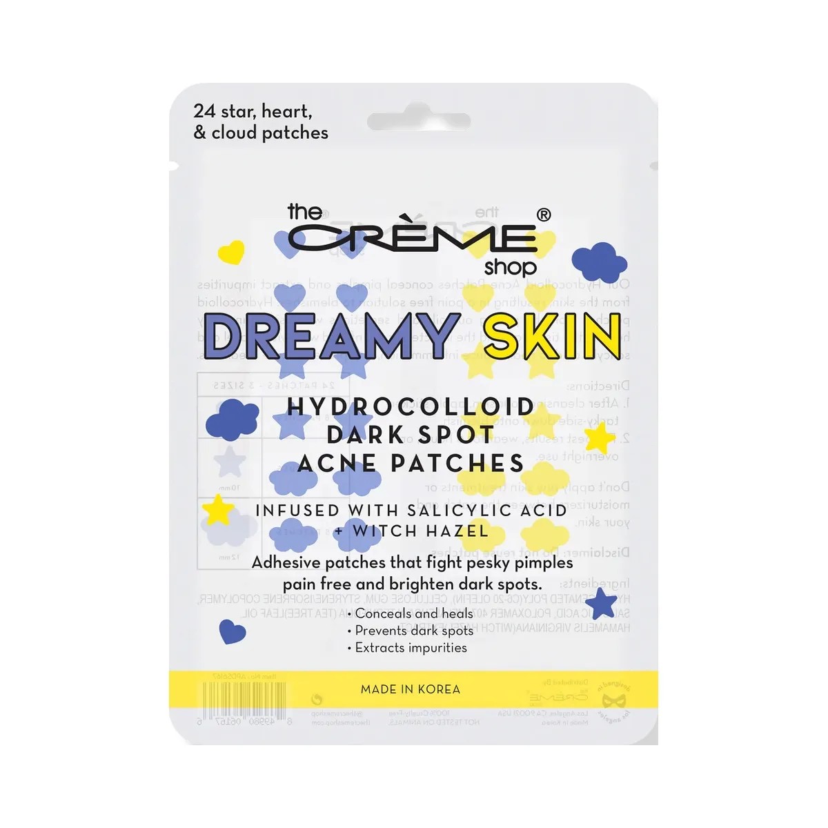 The Crème Shop Dreamy Skin Hydrocolloid Dark Spot Acne Patches - HypeFly India View 1