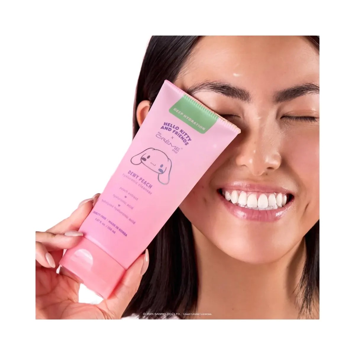 The Crème Shop Hello Kitty and Friends Dewy Peachy Hyaluronic Cleanser - HypeFly India View 4