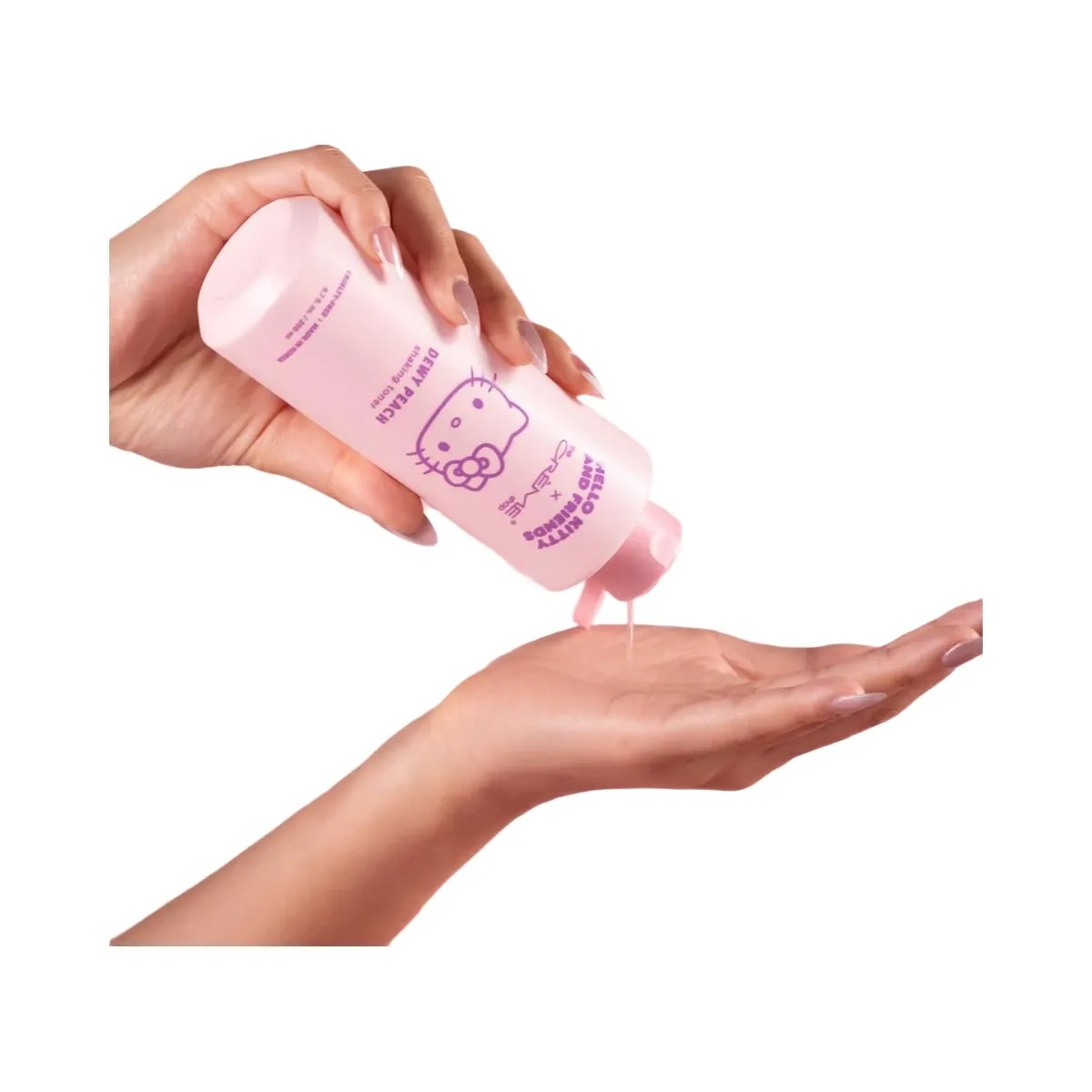 The Crème Shop Hello Kitty and Friends Dewy Peachy Shaking Toner - HypeFly India View 5