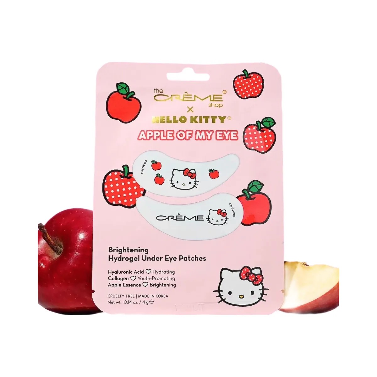 The Crème Shop Hello Kitty Apple Of My Eye Brightening Hydrogel Under Eye Patches - HypeFly India View 4