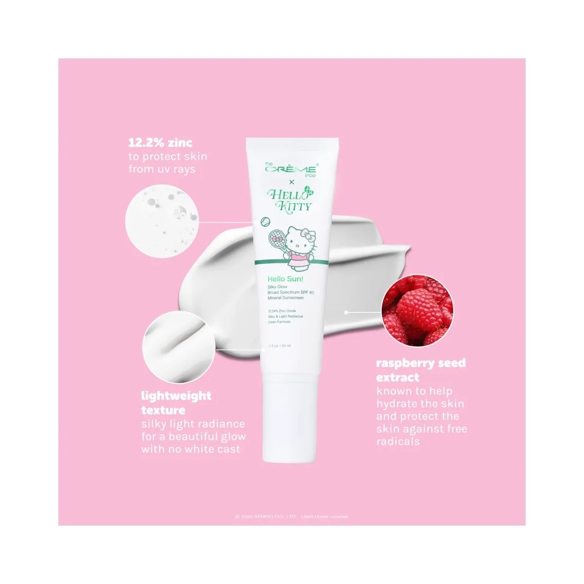 The Crème Shop Hello Kitty Hello Sun Mineral Sunscreen - HypeFly India View 2