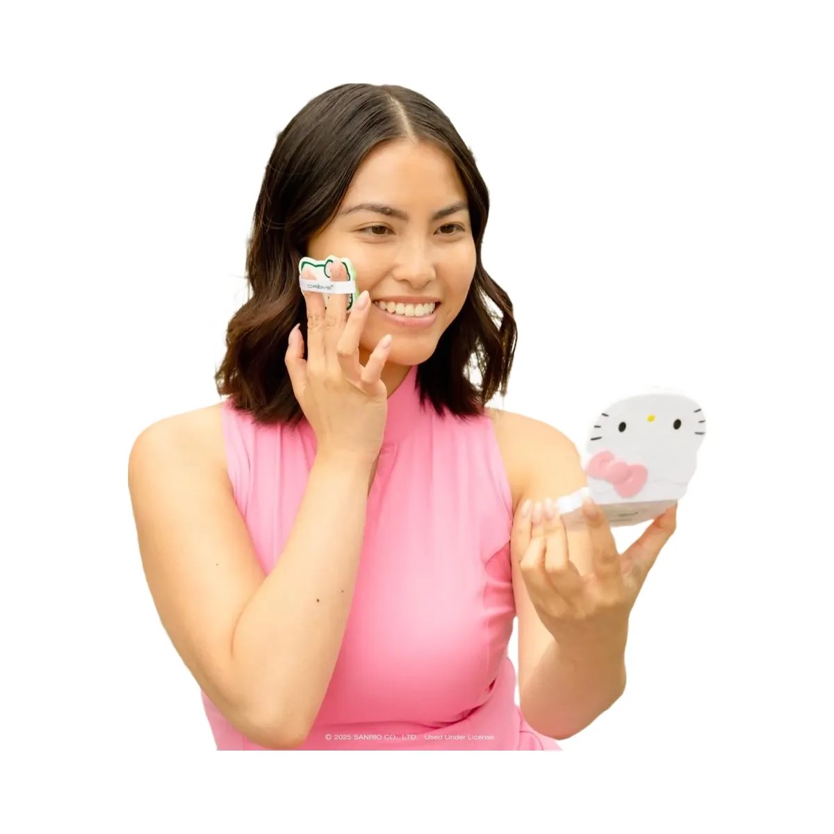 The Crème Shop Hello Kitty Mattifying Blotting Paper with Compact Mirror - HypeFly India View 5