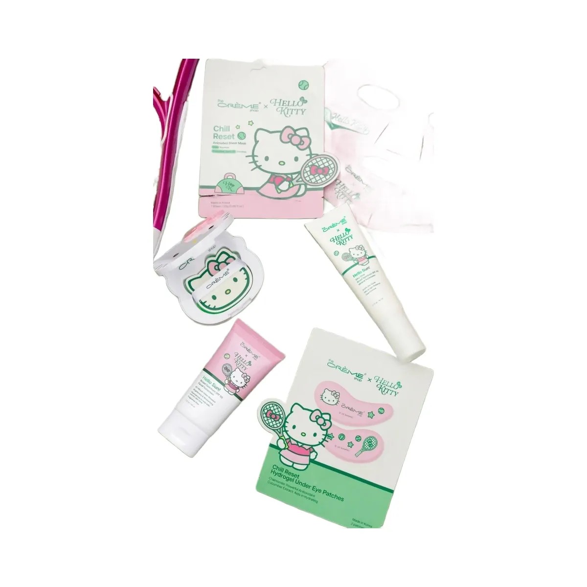 The Crème Shop Hello Kitty Mattifying Blotting Paper with Compact Mirror - HypeFly India View 6