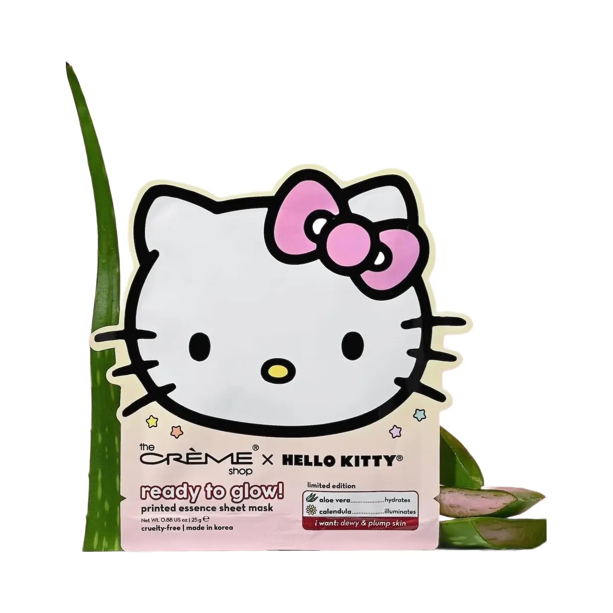 The Crème Shop Hello Kitty Ready to Glow! Printed Essence Sheet Mask - HypeFly India View 4