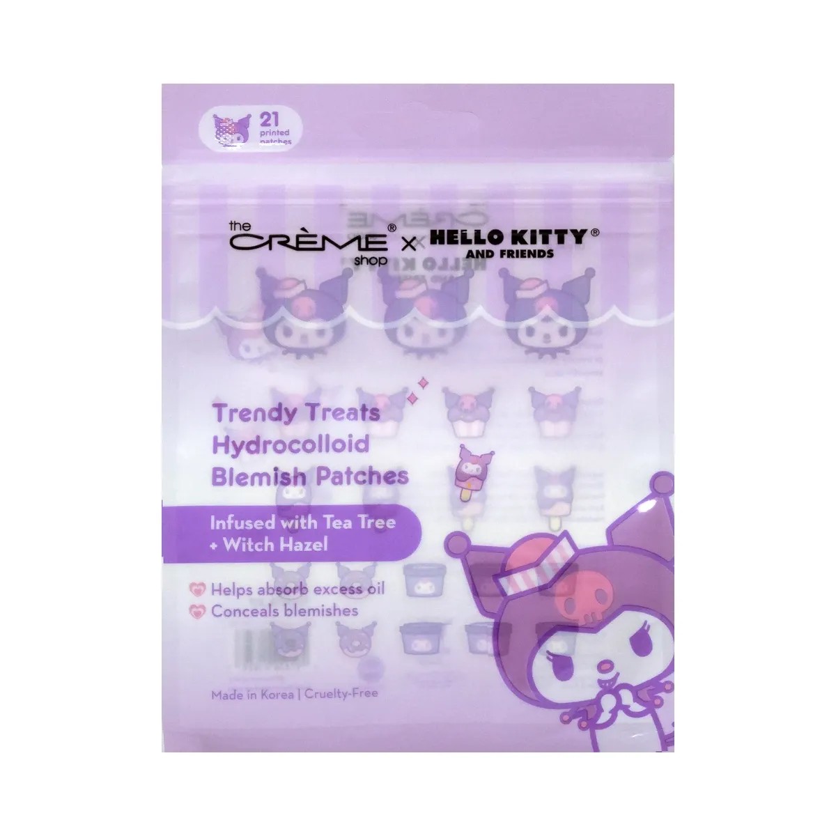 The Crème Shop Kuromi Trendy Treats Blemish Patches - HypeFly India View 1