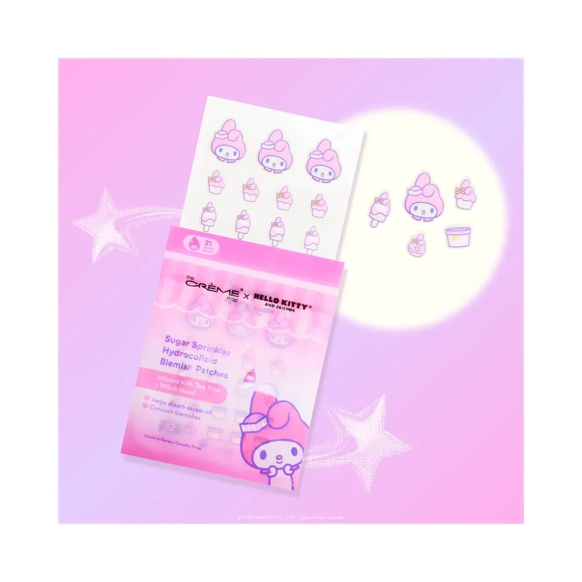The Crème Shop My Melody Sugar Sprinkles Blemish Patches - HypeFly India View 2