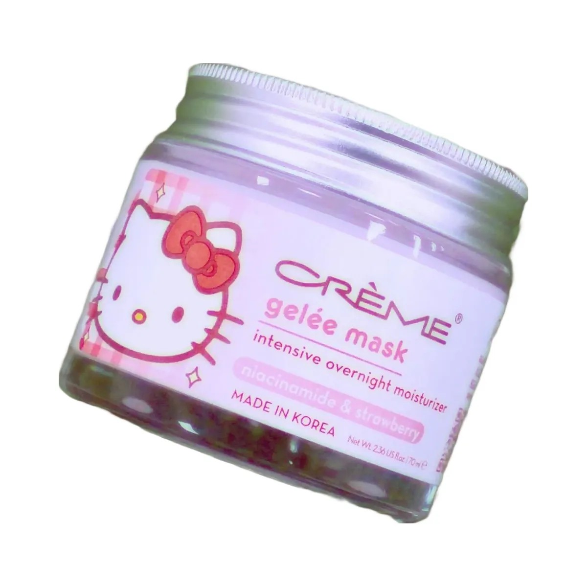 The Crème Shop Sanrio Hello Kitty Klean Beauty Intensive Overnight Moisture Gelee Mask - HypeFly India View 4