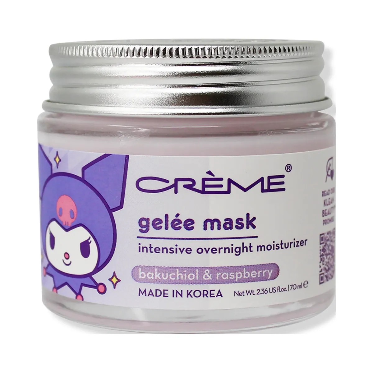 The Crème Shop Sanrio Kuromi Klean Beauty Intensive Overnight Moisture Gelee Mask - HypeFly India View 1