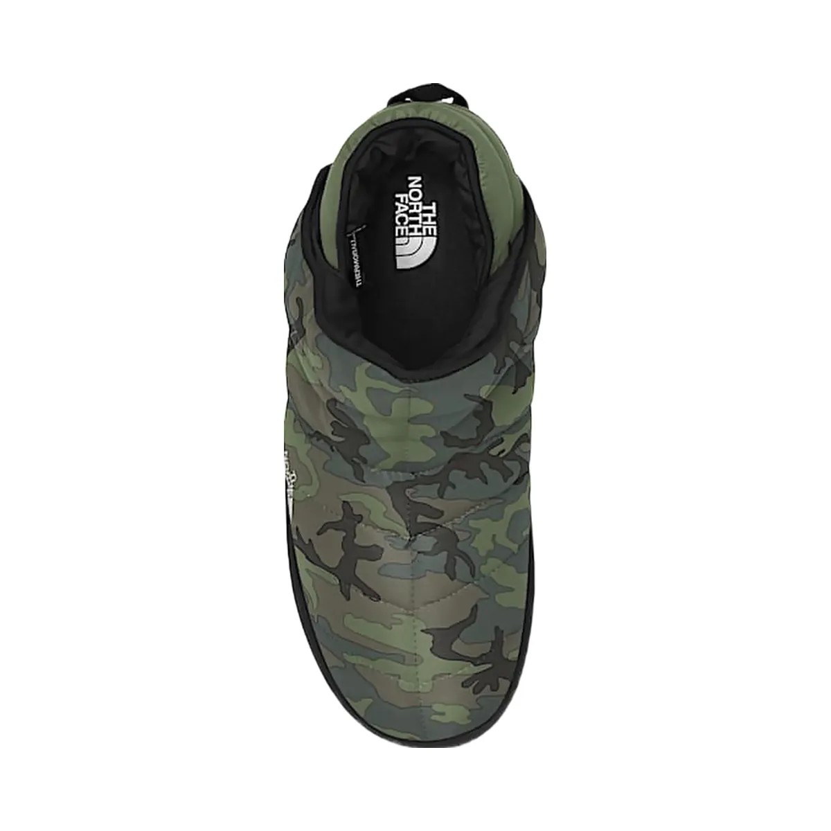The North Face Mens Thermoball Traction Booties Thyme Brushwood Camo Print Thyme Brushwood Camo Print/TNF Black - HypeFly India View 3