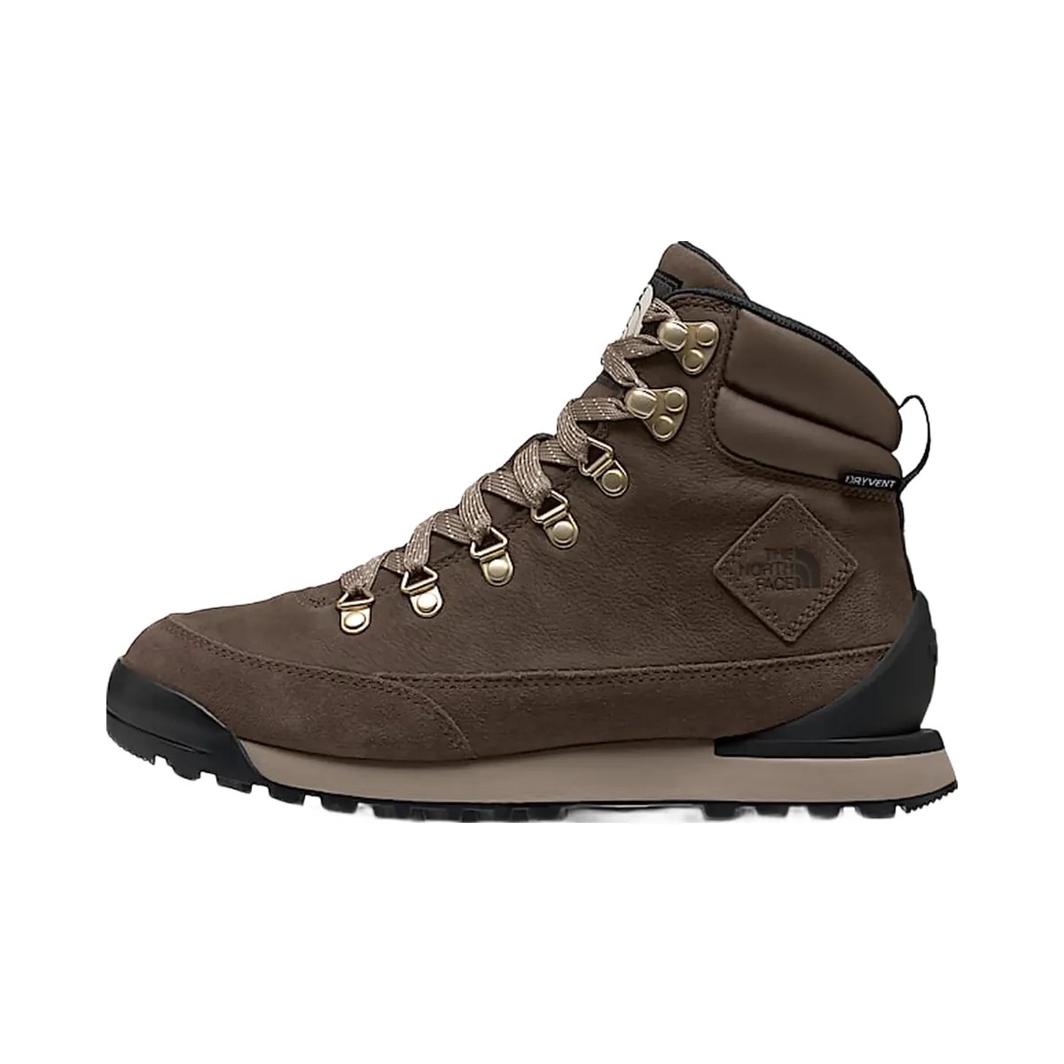The North Face Womens Back-To-Berkeley Iv Leather Waterproof Boots Demitasse Brown/Garnet - HypeFly India View 2