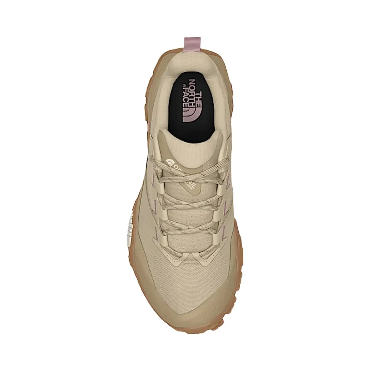 The North Face Womens Offtrail Hike Gore-Tex Shoes Pale Khaki Pale Khaki/Khaki Stone - HypeFly India View 3
