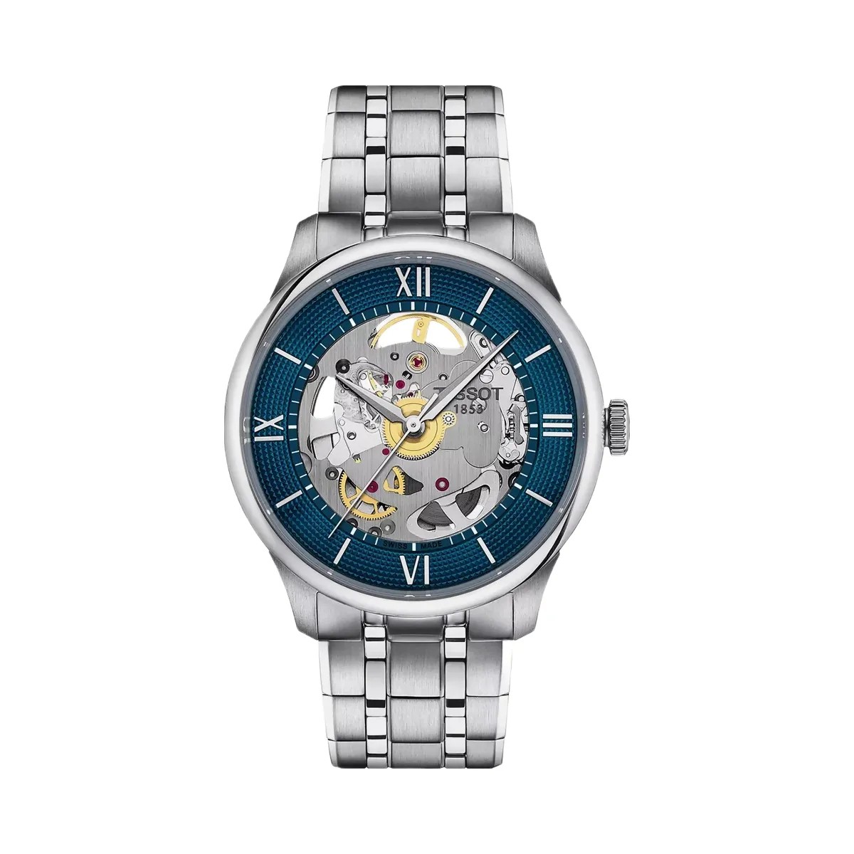 Tissot Chemin Des Tourelles Unisex Automatic Blue Dial Analog Stainless Steel Watch T1398361104800 - HypeFly India View 1