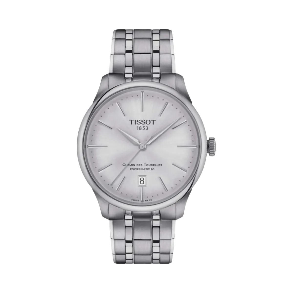 Tissot Chemin Des Tourelles Unisex Automatic Grey Dial Analog Stainless Steel Watch T1398071103100 - HypeFly India View 1