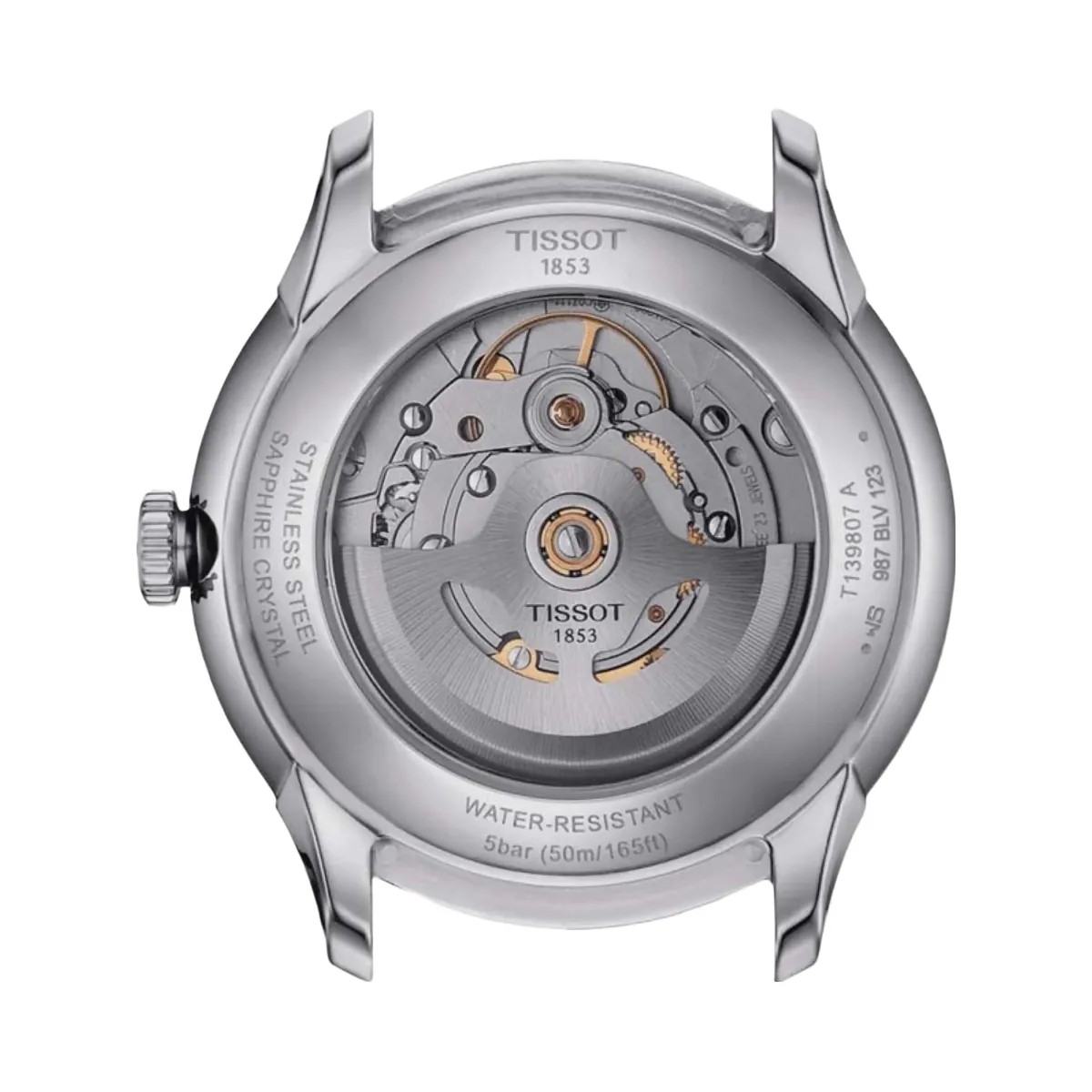 Tissot Chemin Des Tourelles Unisex Automatic Grey Dial Analog Stainless Steel Watch T1398071103100 - HypeFly India View 3