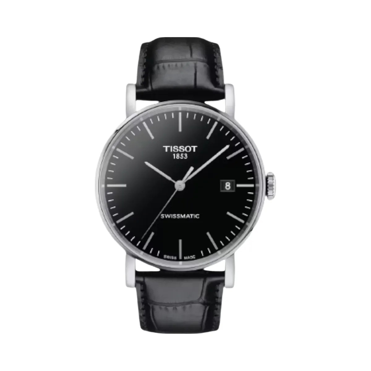 Tissot Everytime Men Automatic Black Dial Analog Leather Watch T1094071605100 - HypeFly India View 1