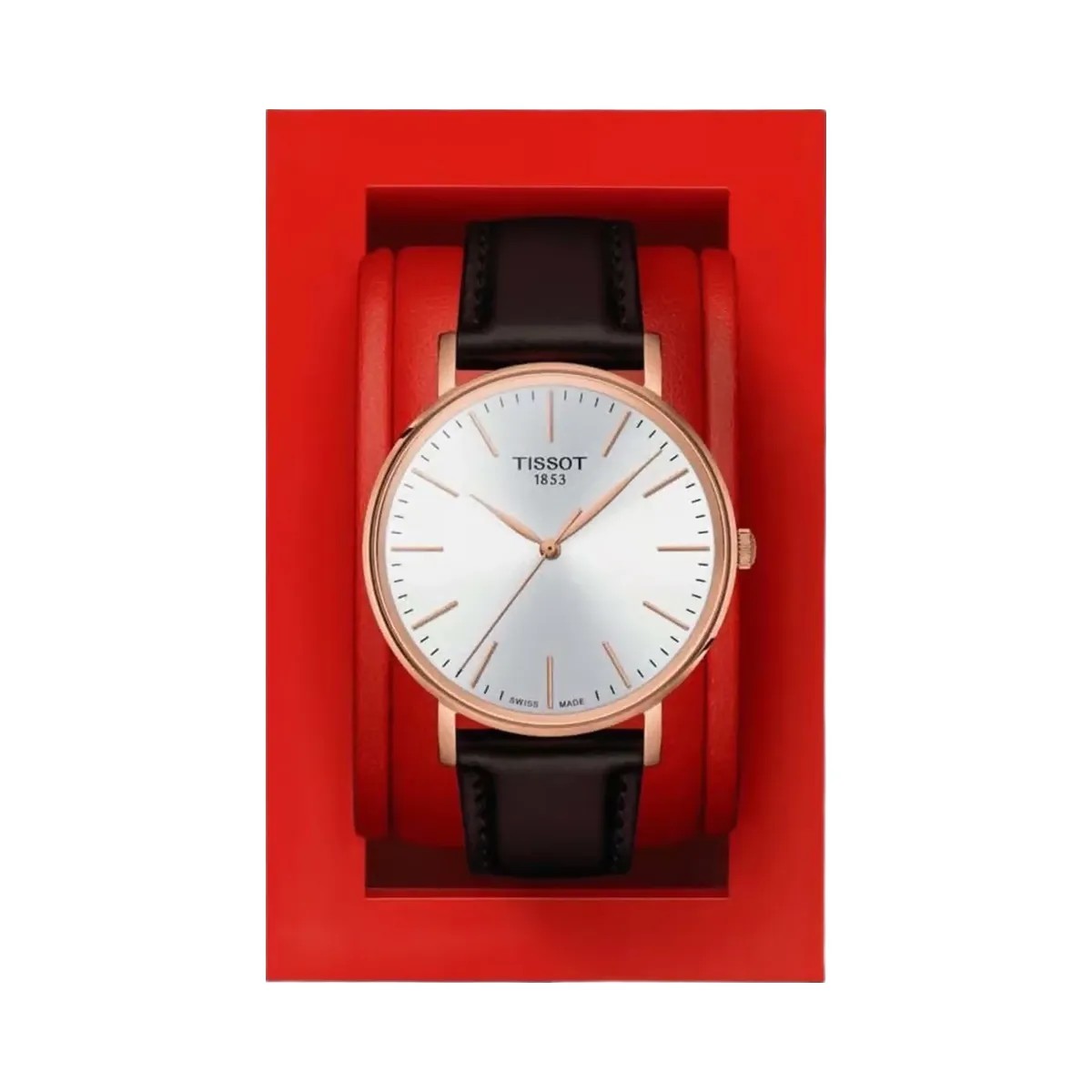 Tissot Everytime Men Quartz White Dial Analog Leather Watch T1434103601100 - HypeFly India View 6