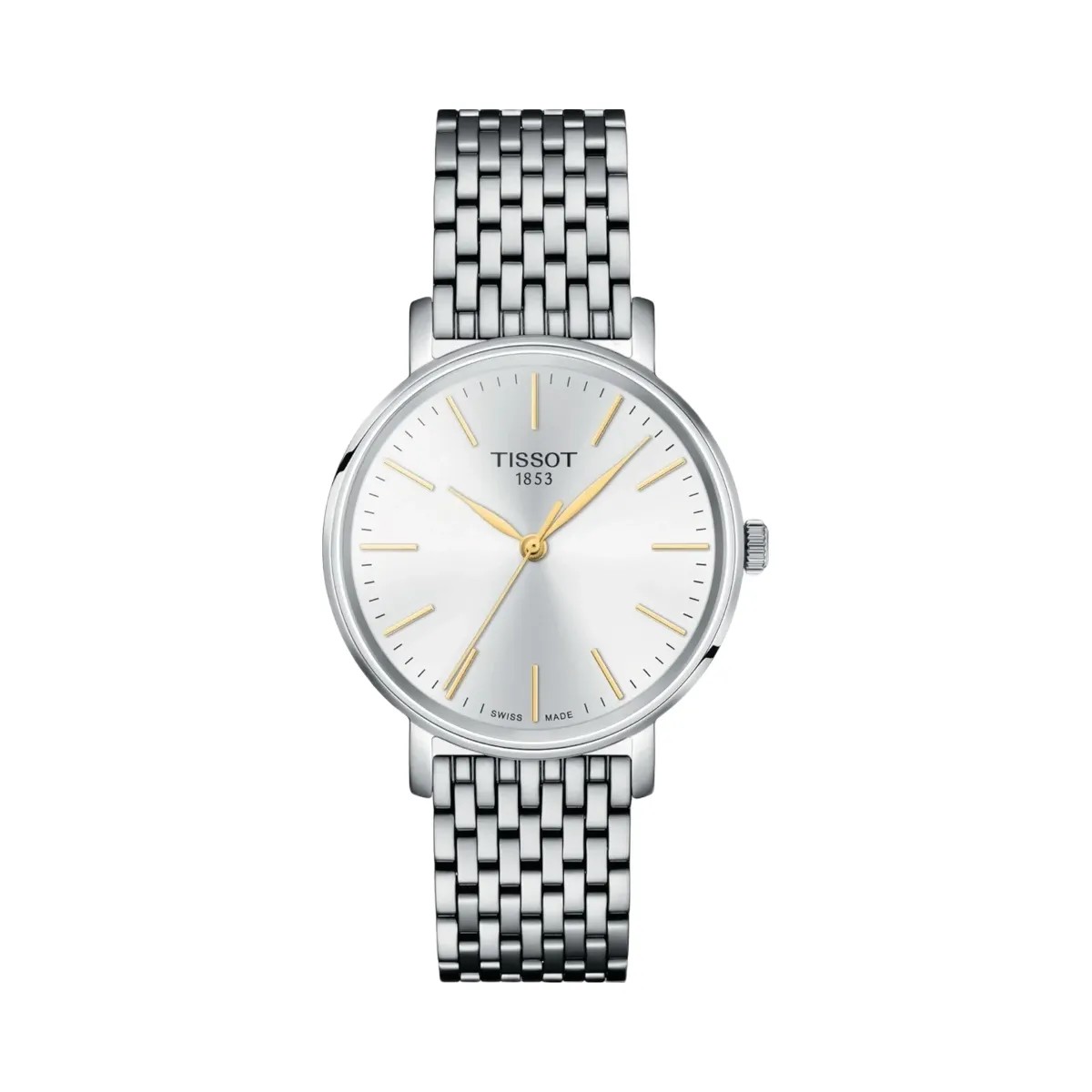 Tissot Everytime Women Quartz White Dial Analog Stainless Steel Watch T1432101101101 - HypeFly India View 1