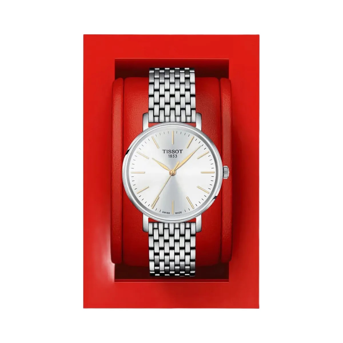 Tissot Everytime Women Quartz White Dial Analog Stainless Steel Watch T1432101101101 - HypeFly India View 5
