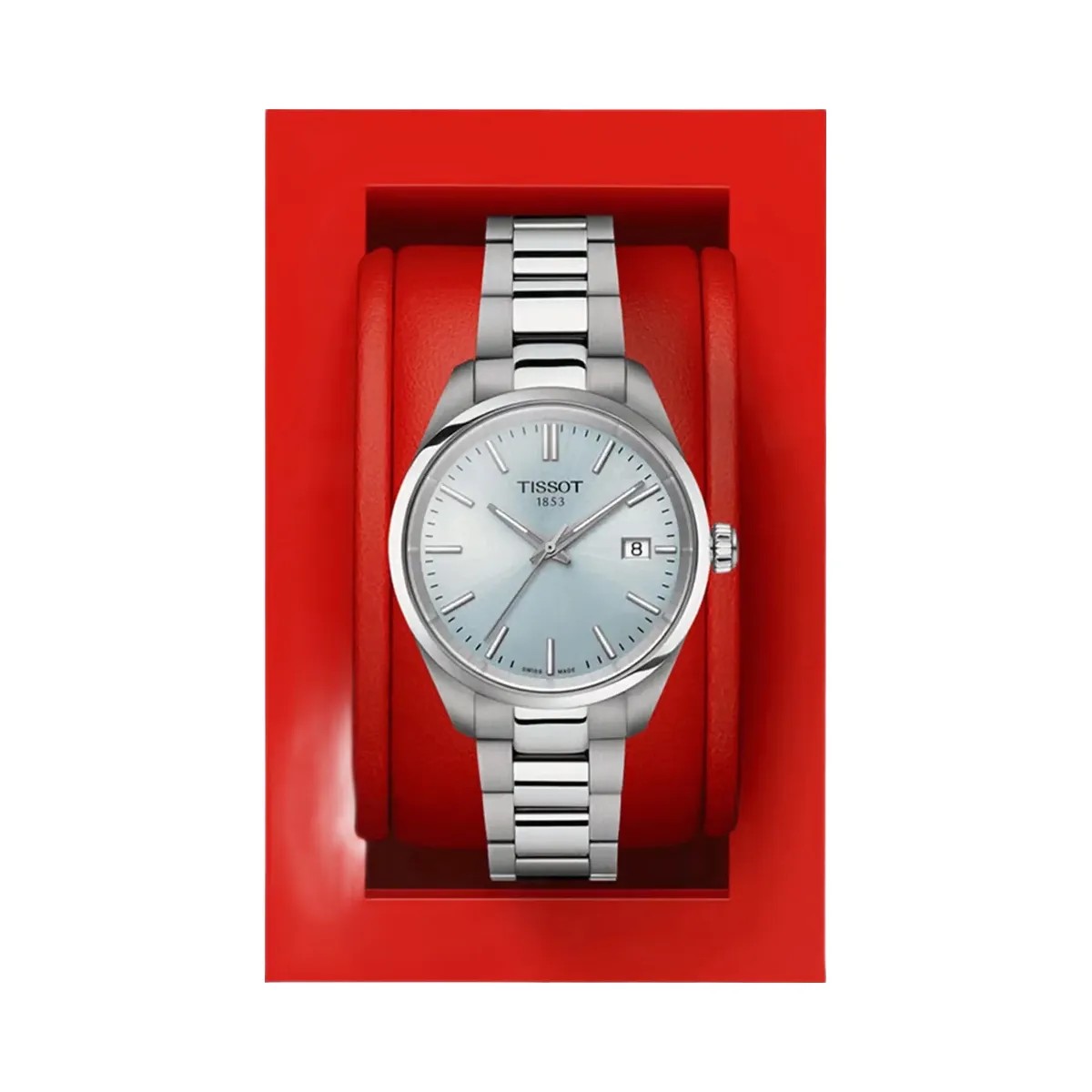 Tissot PR 100 Unisex Quartz Blue Dial Analog Stainless Steel Watch T1502101135100 - HypeFly India View 6
