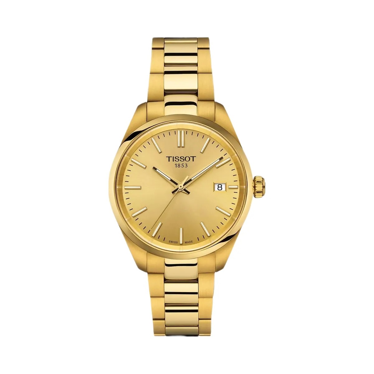 Tissot PR 100 Women Quartz Champagne Dial Analog Stainless Steel Watch T1502103302100 - HypeFly India View 1