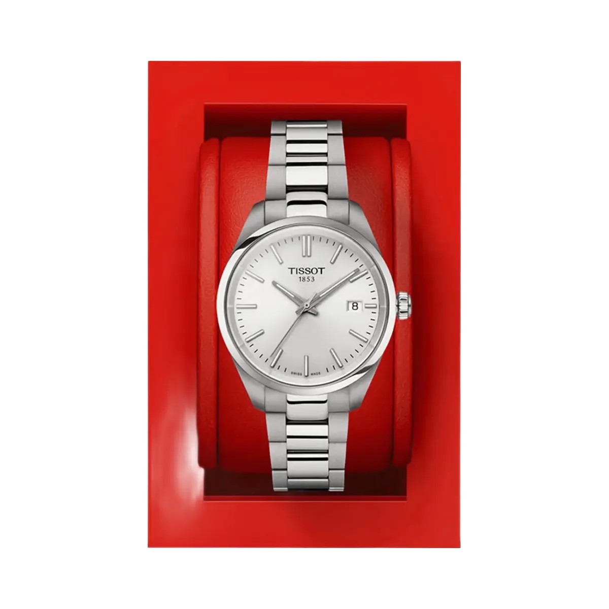Tissot PR 100 Women Quartz Silver Dial Analog Stainless Steel Watch T1502101103100 - HypeFly India View 6