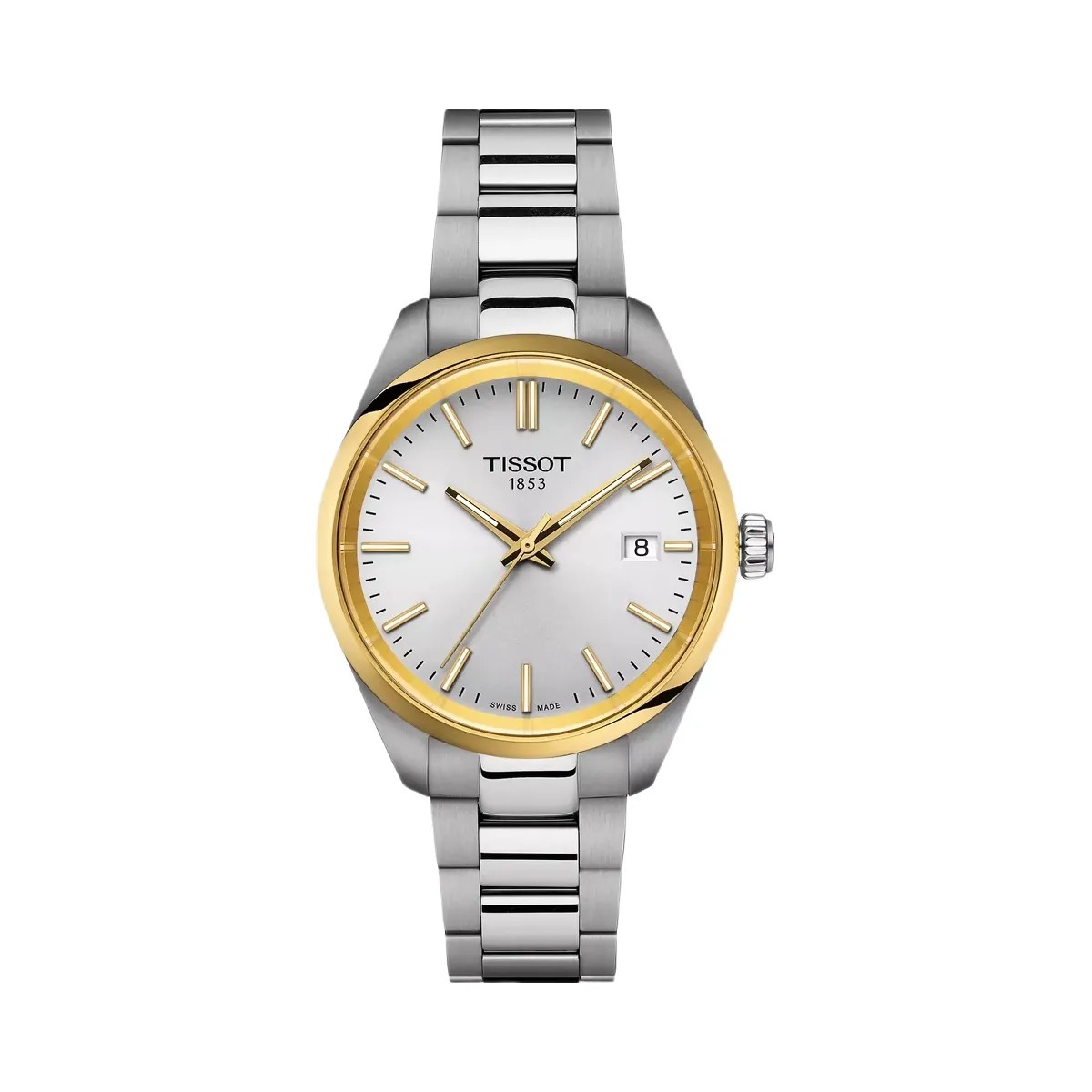 Tissot PR 100 Women Quartz Silver Dial Analog Stainless Steel Watch T1502102103100 - HypeFly India View 1